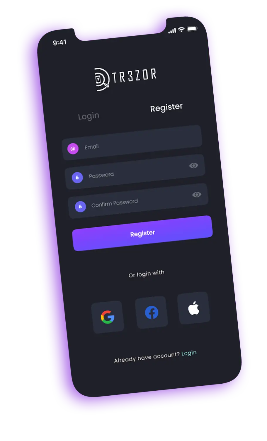 REGISTER and Submit an item